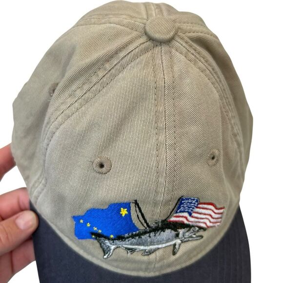 Vintage Alaska trout embroidered hat fishing hat COFFMAN COVE ALASKA - Picture 4 of 7